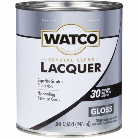 WATCO Clear Gloss Quart 87 Sq. Ft./Qt. Lacquer 63041